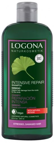 Шампунь для интенсивного восстановления волос с Экстрактом Гинкго LOGONA 